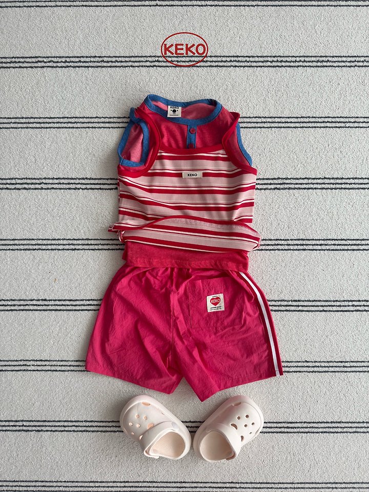 Keko - Korean Baby Fashion - #babylifestyle - K Colored Pencil Sleeveless Top - 11