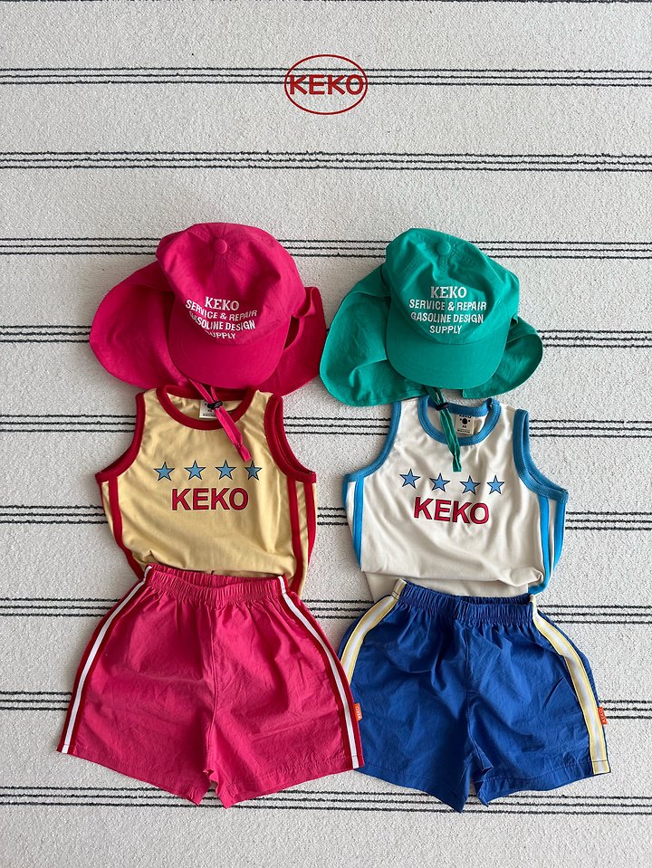 Keko - Korean Baby Fashion - #babyoninstagram - K Cartoon Sleeveless Top - 7