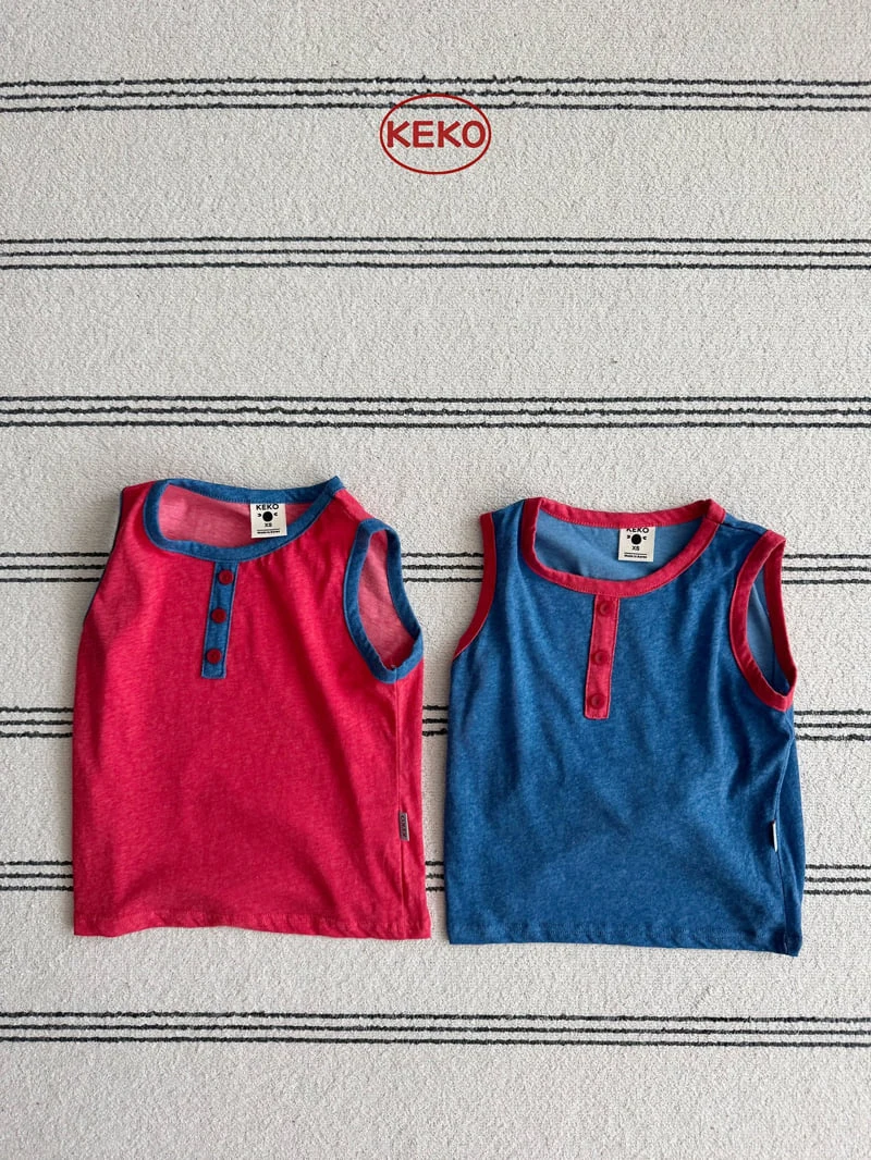 Keko - Korean Baby Fashion - #babywear - K Colored Pencil Sleeveless Top