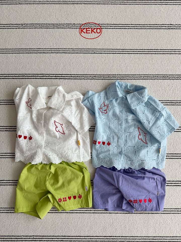 Keko - Korean Baby Fashion - #onlinebabyboutique - K Bird Shirt - 8
