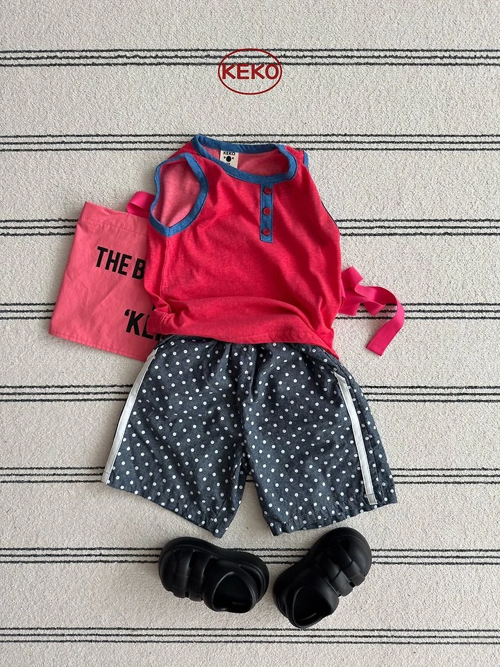 Keko - Korean Baby Fashion - #onlinebabyshop - K Colored Pencil Sleeveless Top - 3