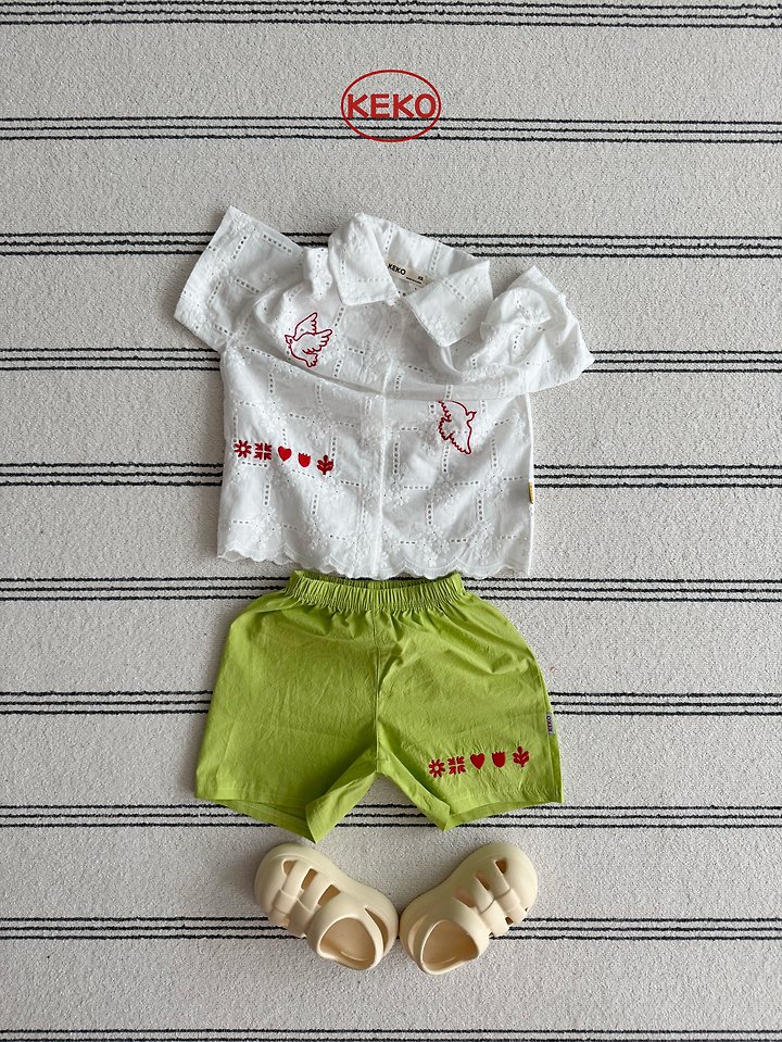Keko - Korean Baby Fashion - #onlinebabyshop - K Bird Shirt - 9