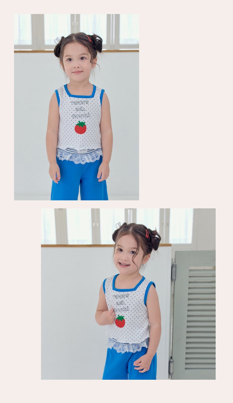 Kikimora - Korean Children Fashion - #Kfashion4kids - Tomato Sleeveless Top - 8