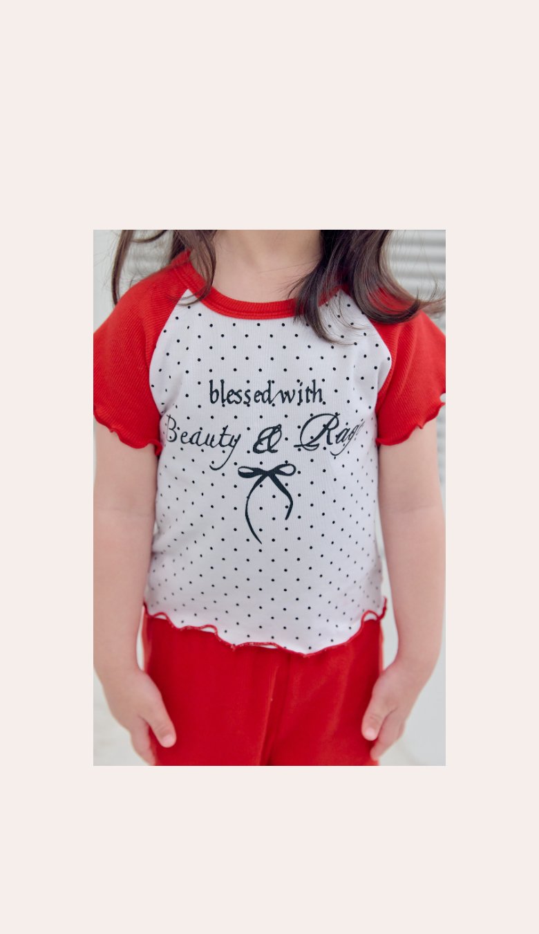 Kikimora - Korean Children Fashion - #Kfashion4kids - Beauty Dot Tee - 5