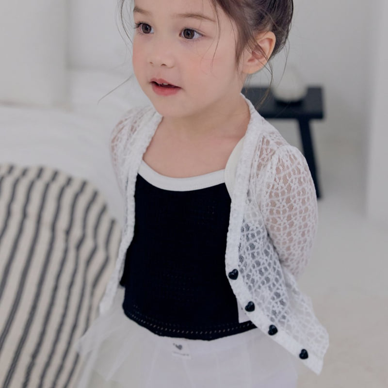Kikimora - Korean Children Fashion - #Kfashion4kids - Lace Cardigan - 2