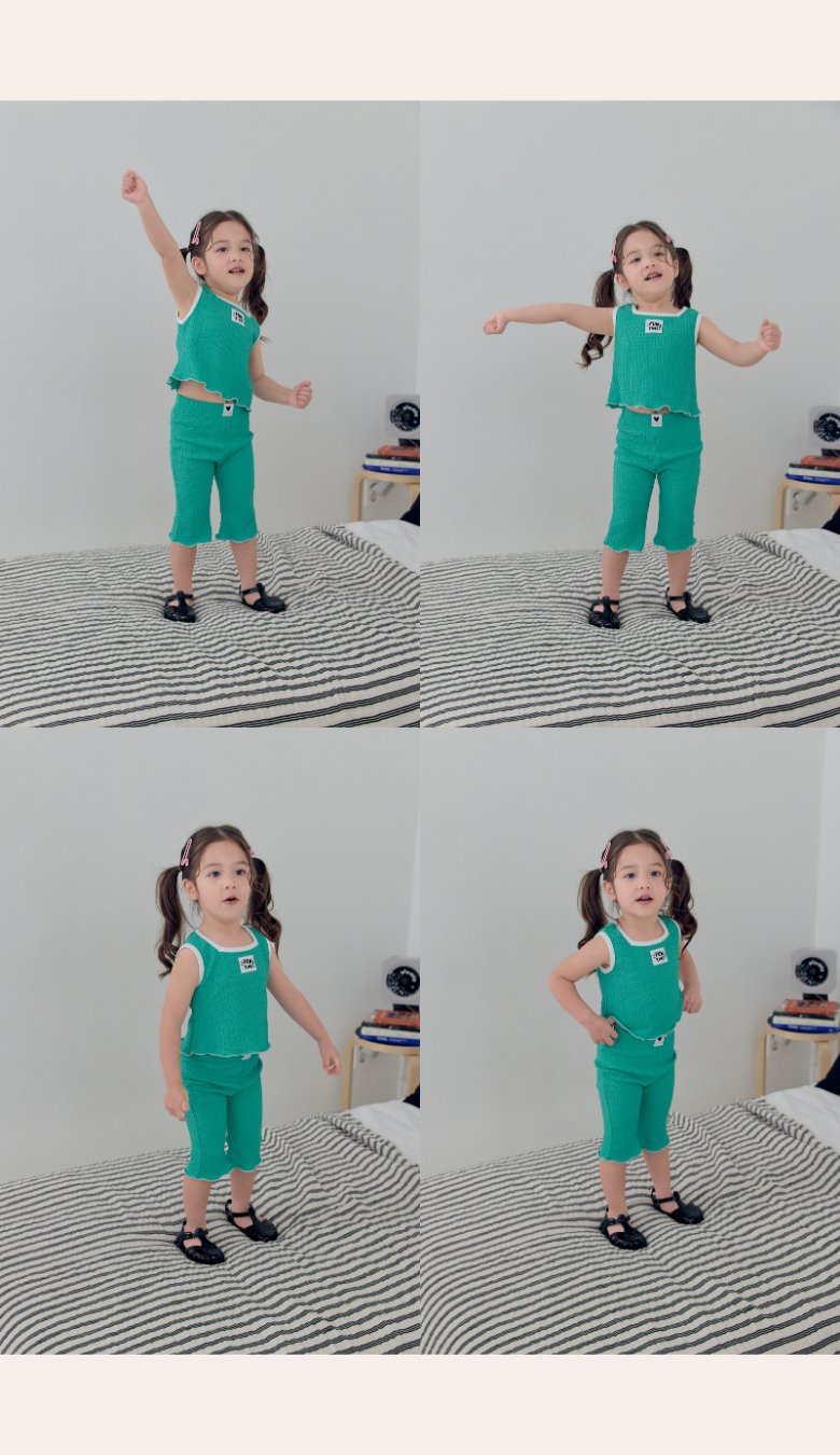 Kikimora - Korean Children Fashion - #Kfashion4kids - Embossed Bootcut Pants - 12