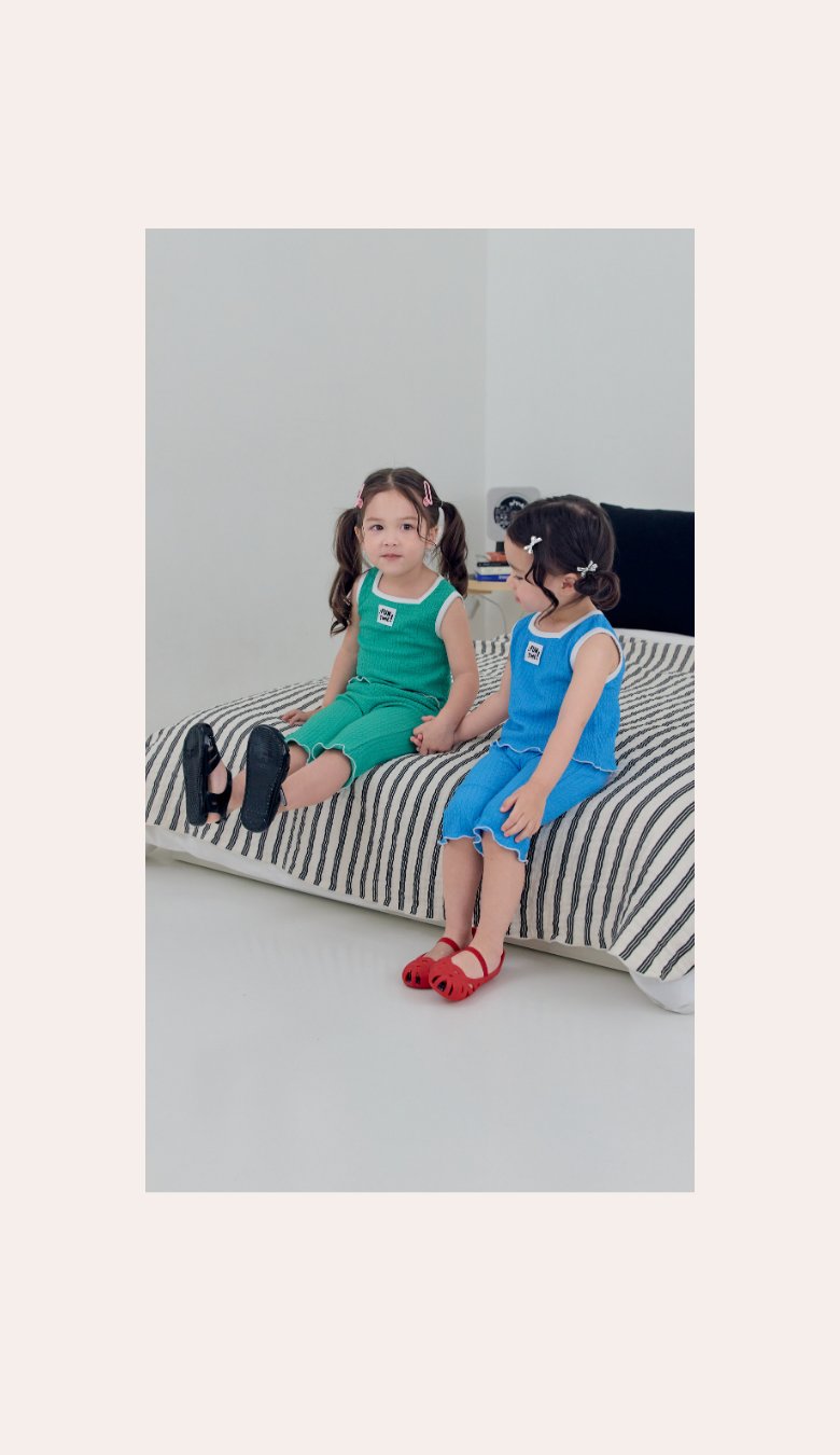 Kikimora - Korean Children Fashion - #childofig - Embossed Bootcut Pants - 4