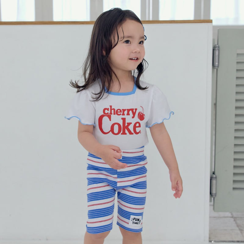 Kikimora - Korean Children Fashion - #childrensboutique - Pop Stripe Shorts - 2