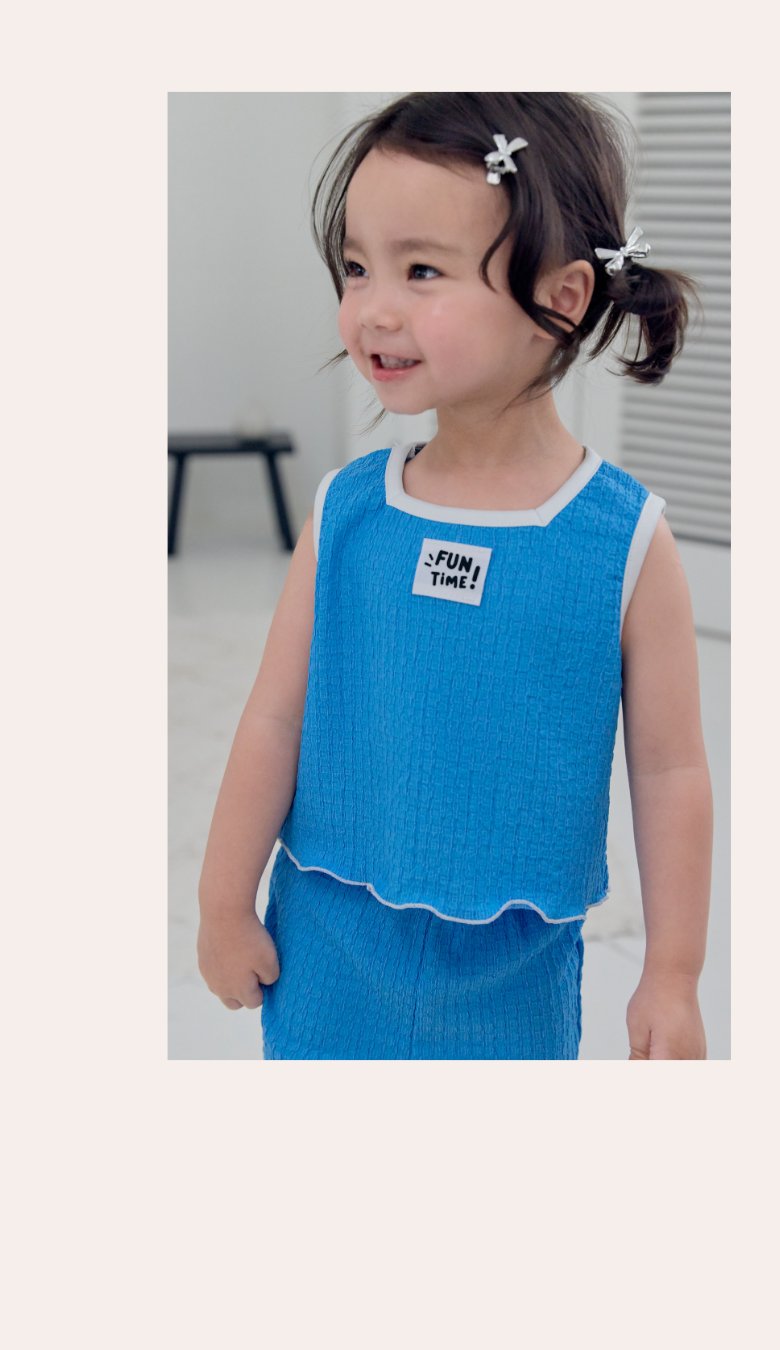 Kikimora - Korean Children Fashion - #discoveringself - Embossed Sleeveless Top - 8