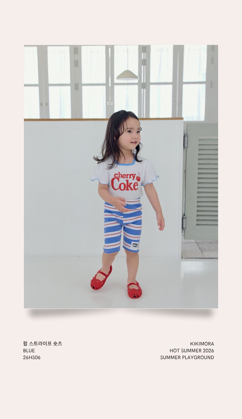 Kikimora - Korean Children Fashion - #designkidswear - Pop Stripe Shorts - 4