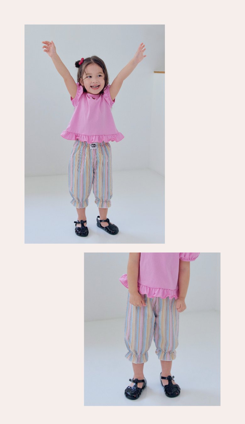 Kikimora - Korean Children Fashion - #kidsshorts - Rainbow Pants - 8