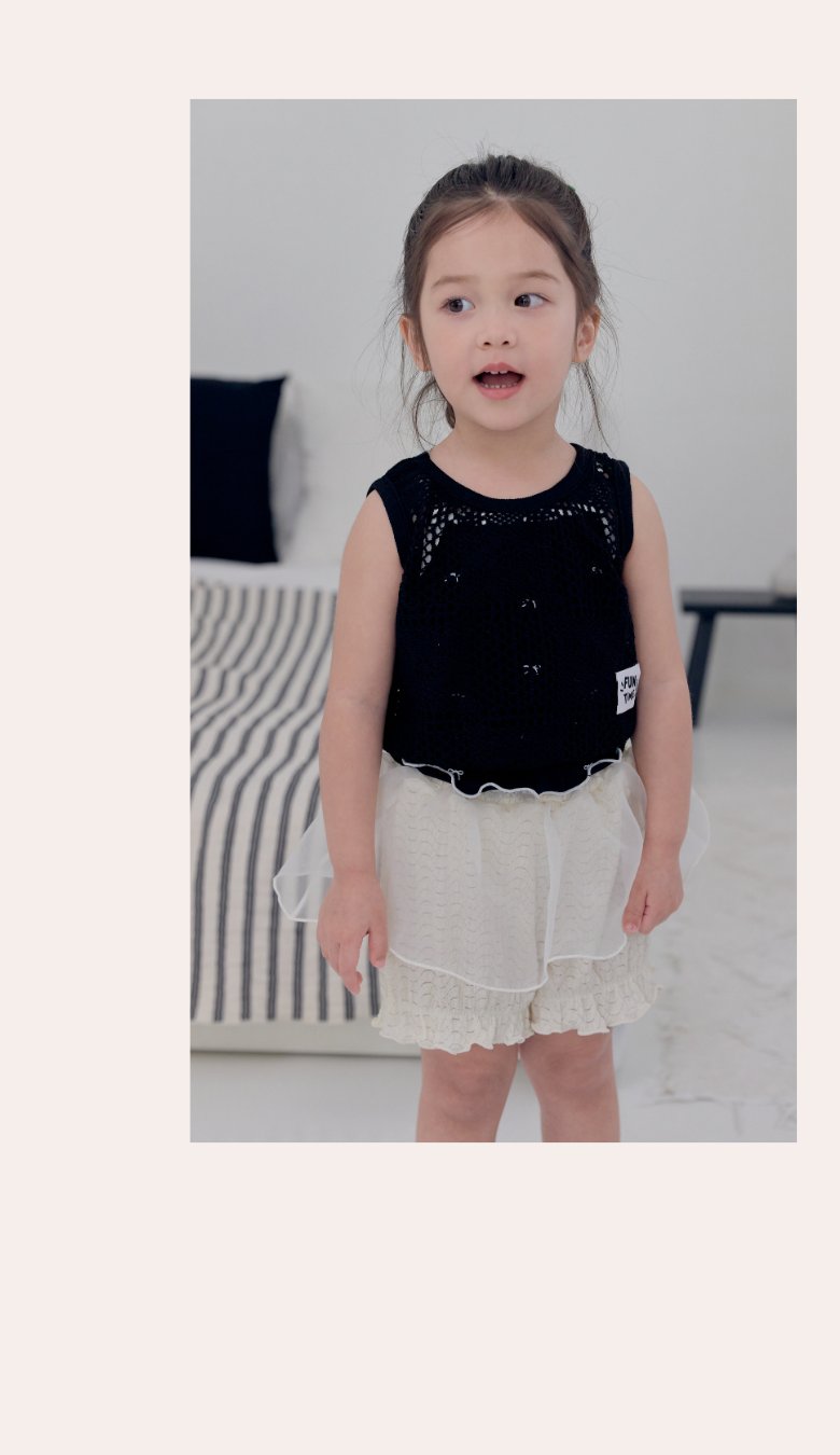 Kikimora - Korean Children Fashion - #kidsstore - Lace Sleeveless Top - 8