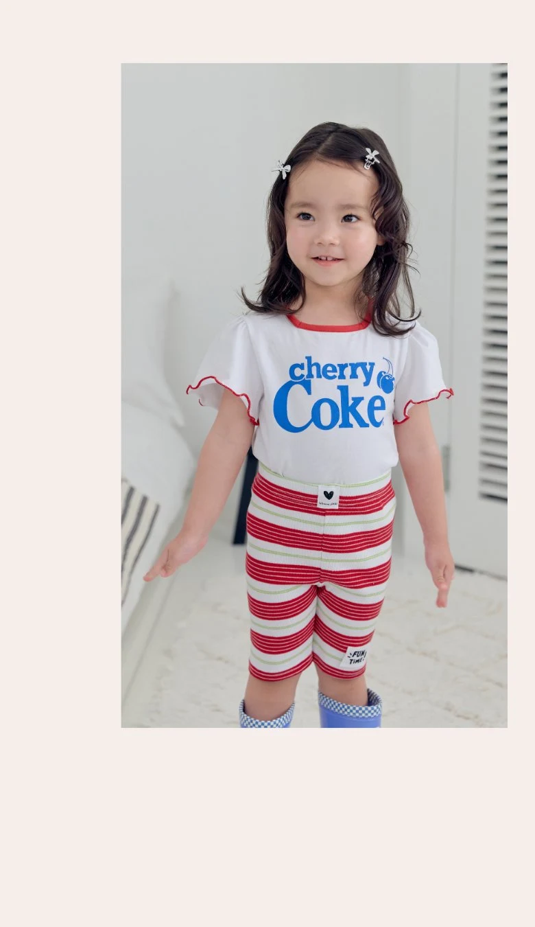 Kikimora - Korean Children Fashion - #kidsstore - Cherry Coke Tee - 6