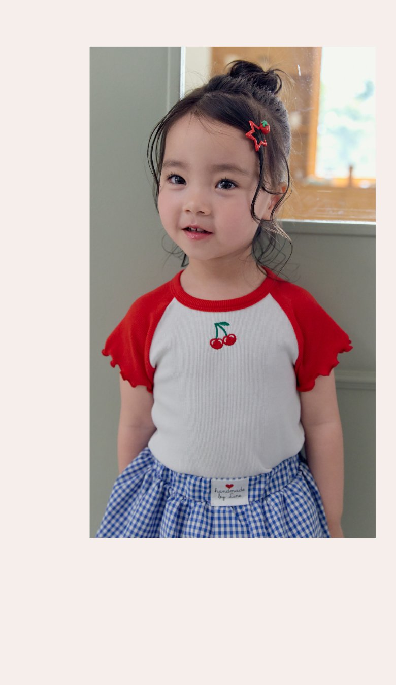 Kikimora - Korean Children Fashion - #kidzfashiontrend - Fruit Raglan Tee - 8