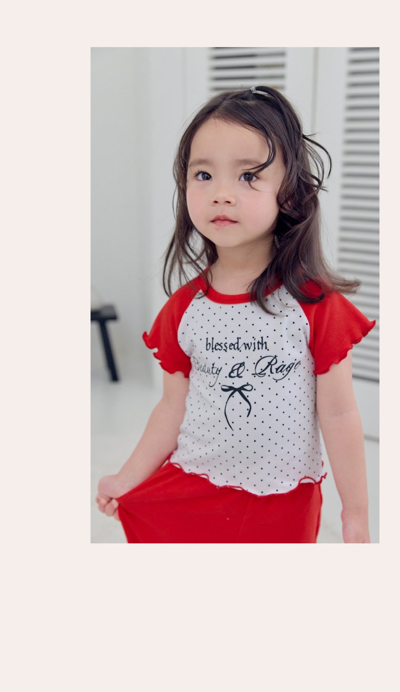 Kikimora - Korean Children Fashion - #kidsstore - Beauty Dot Tee - 4