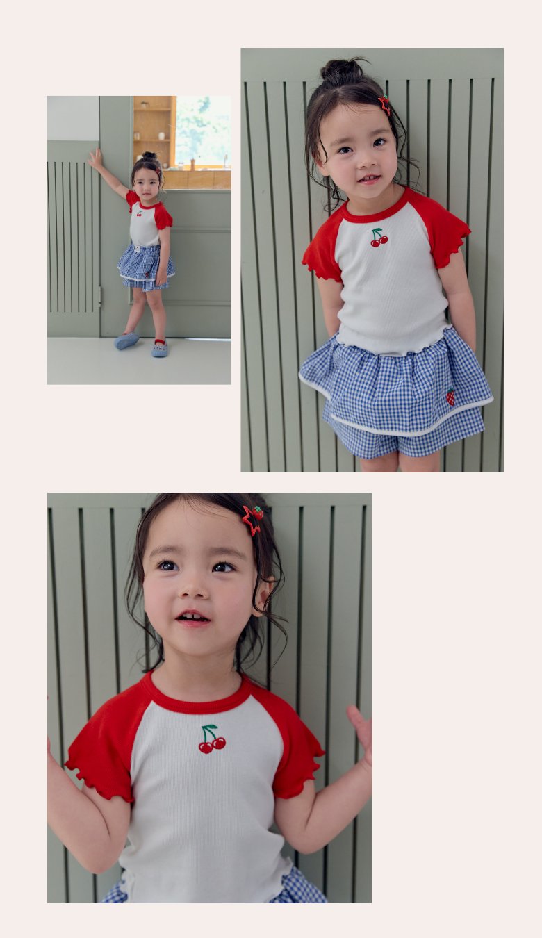 Kikimora - Korean Children Fashion - #littlefashionista - Fruit Raglan Tee - 10