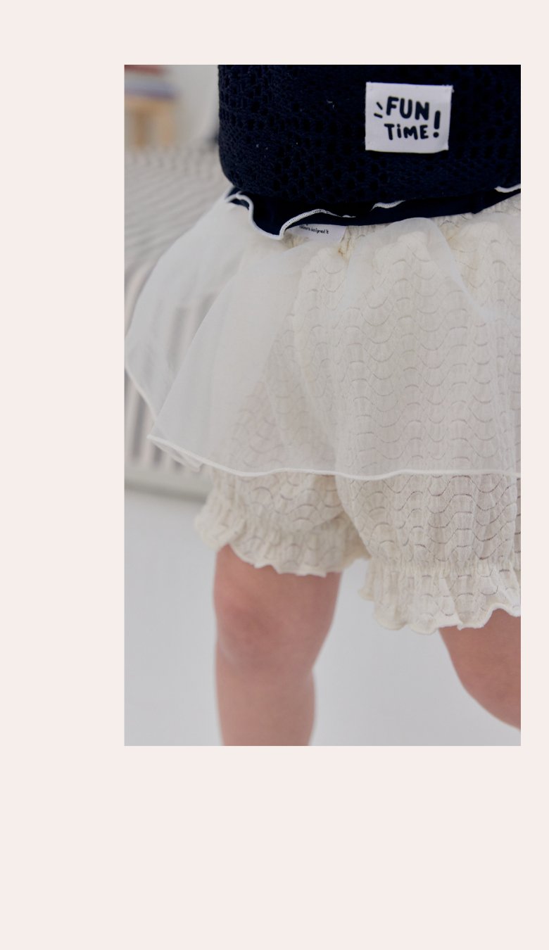 Kikimora - Korean Children Fashion - #littlefashionista - Cloud Organza Shorts - 5
