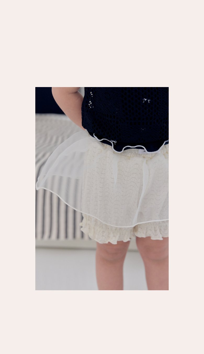 Kikimora - Korean Children Fashion - #magicofchildhood - Cloud Organza Shorts - 6
