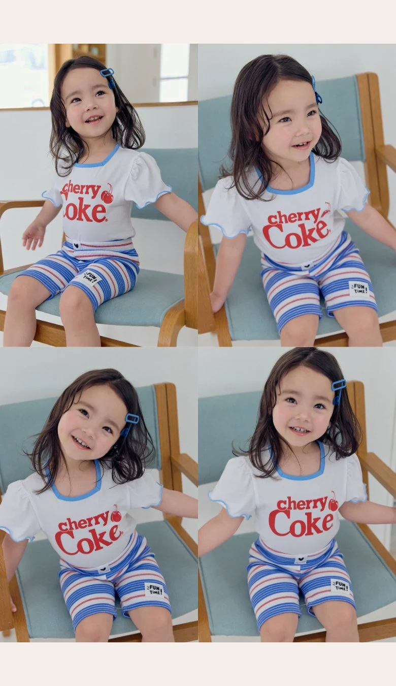Kikimora - Korean Children Fashion - #magicofchildhood - Cherry Coke Tee - 10