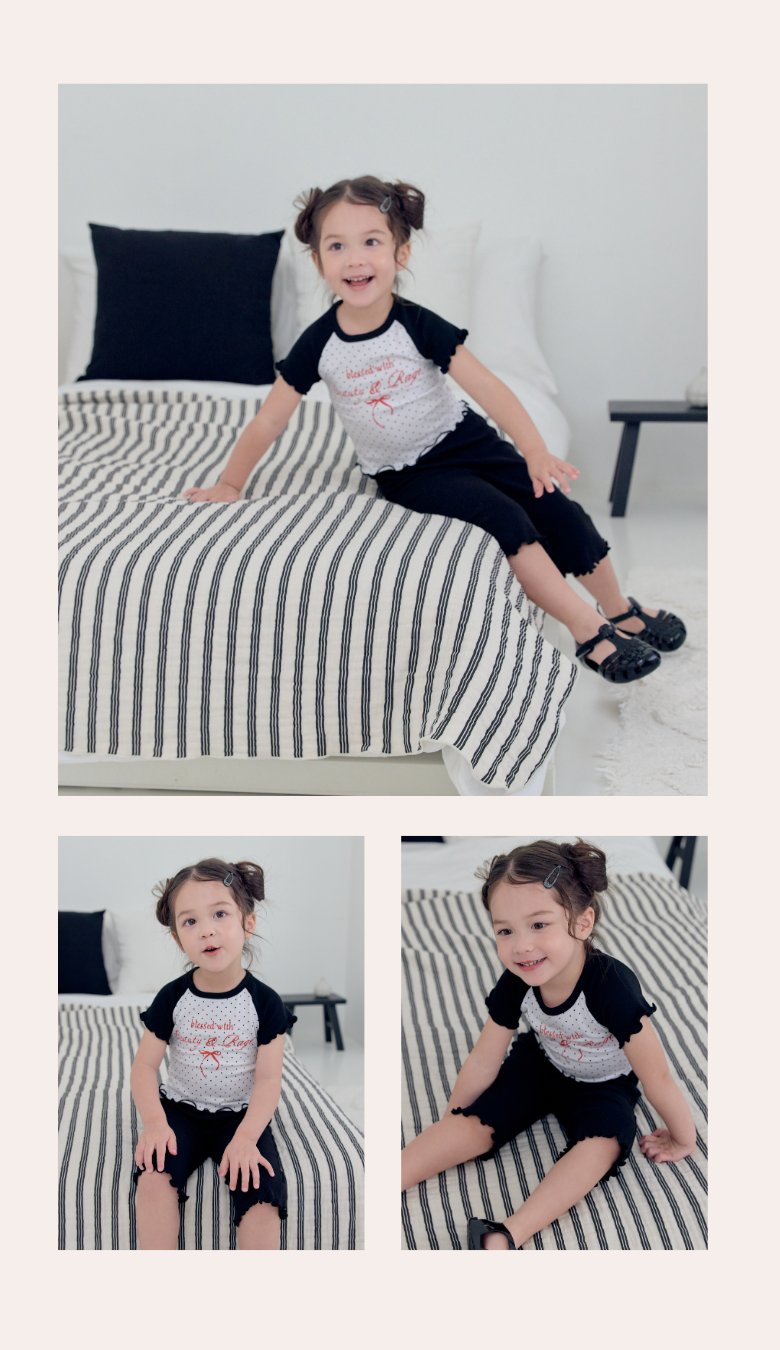 Kikimora - Korean Children Fashion - #minifashionista - Beauty Dot Tee - 8