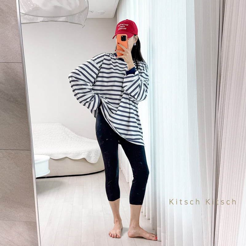 Kitsch Kitsch - Korean Children Fashion - #littlefashionista - Marine Water Leggings - 3