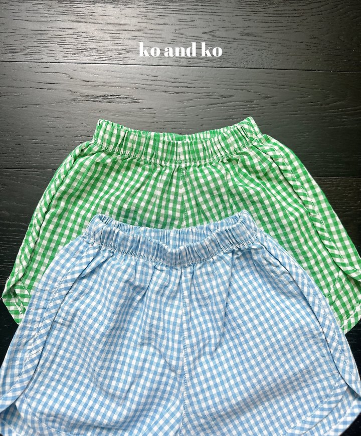 Ko And Ko - Korean Baby Fashion - #babyboutique - Check Rappa Pants - 2