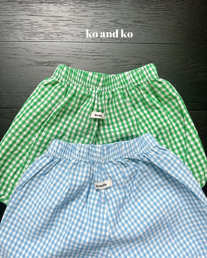 Ko And Ko - Korean Baby Fashion - #babyboutique - Check Rappa Pants - 3
