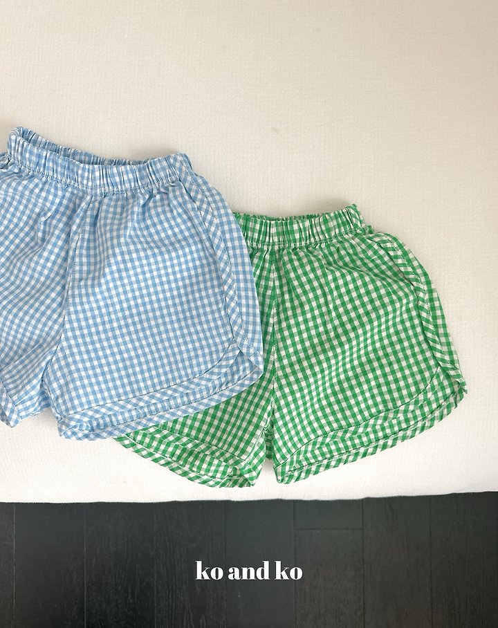 Ko And Ko - Korean Baby Fashion - #babyboutique - Check Rappa Pants - 4