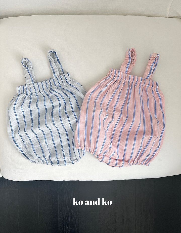 Ko And Ko - Korean Baby Fashion - #babyfashion - Stripe Baby Suit