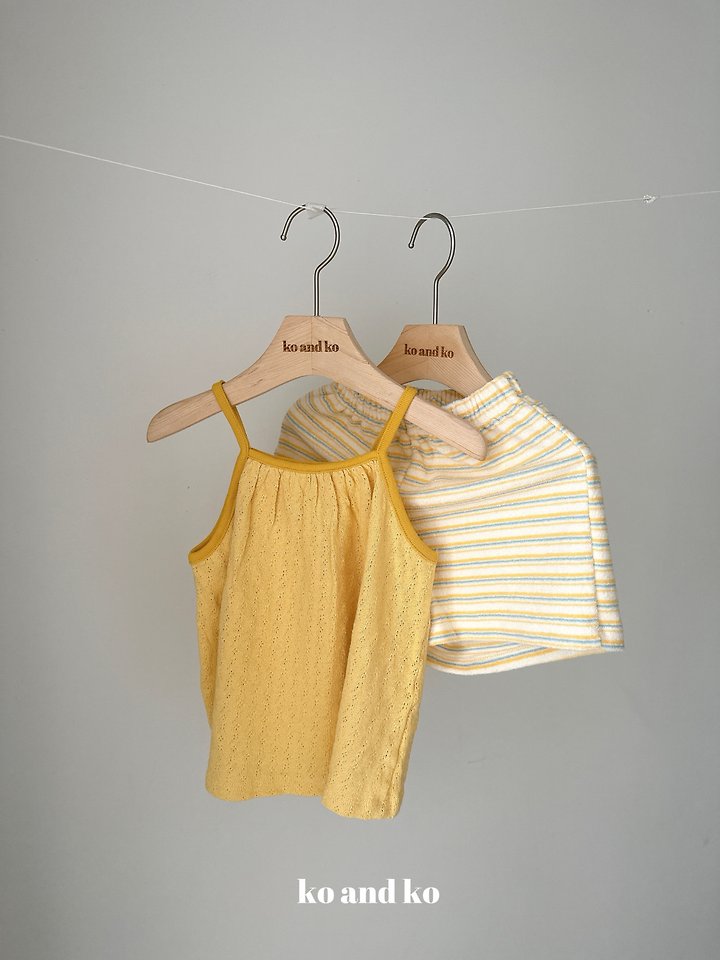 Ko And Ko - Korean Baby Fashion - #babyfashion - Fried Shirring Sleeveless Top - 9
