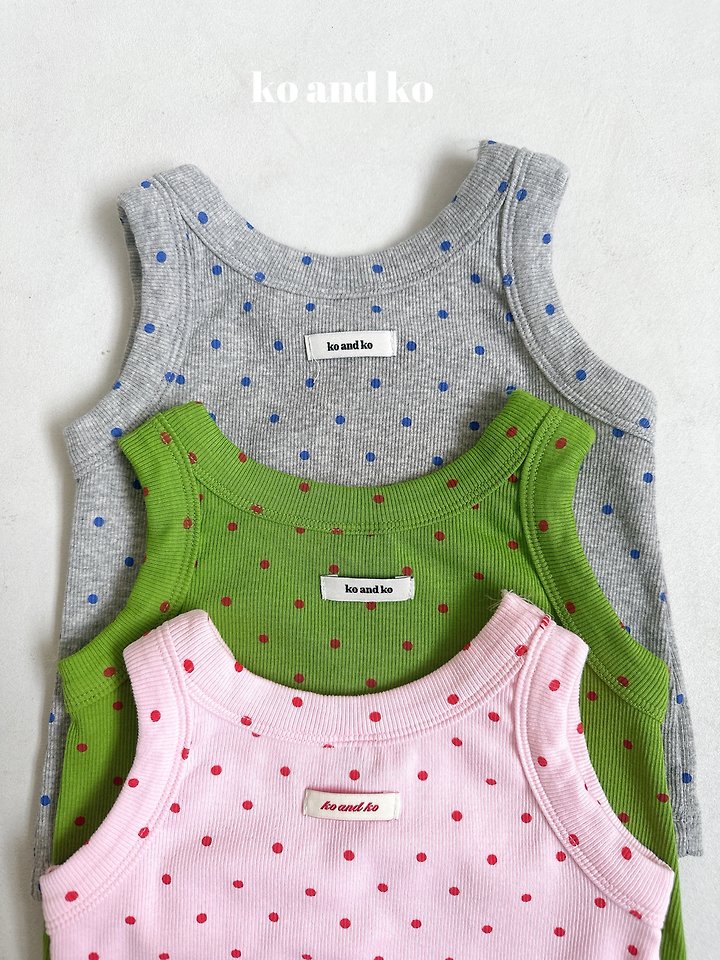Ko And Ko - Korean Baby Fashion - #babyfashion - Circle Sleeveless Top