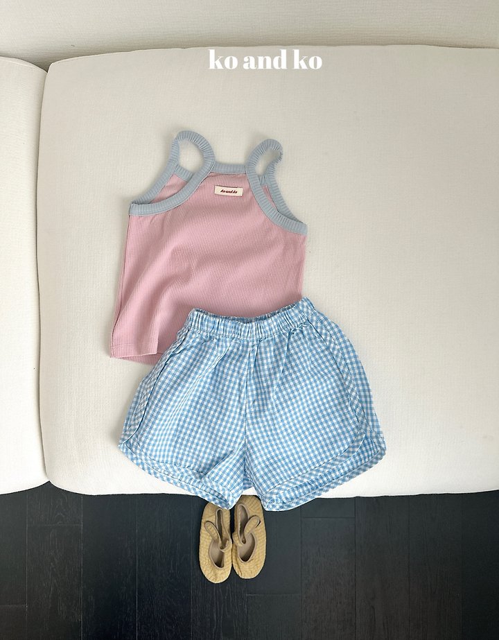 Ko And Ko - Korean Baby Fashion - #babyfever - Check Rappa Pants - 7