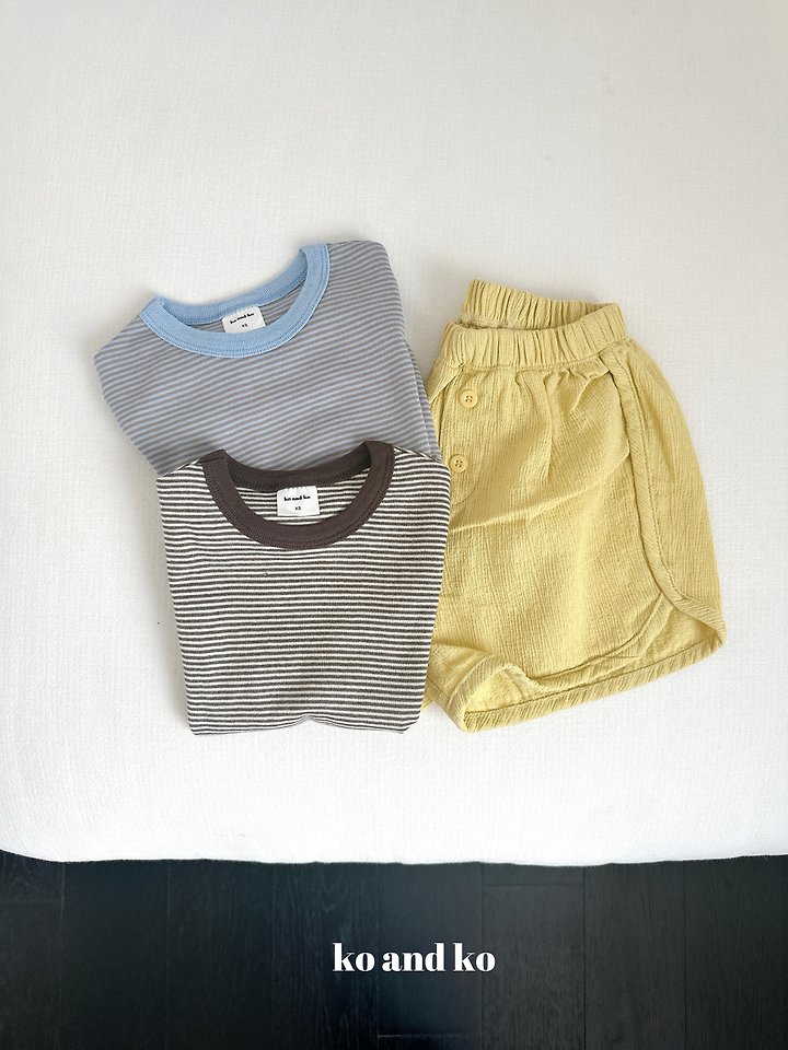 Ko And Ko - Korean Baby Fashion - #babyfashion - Muse Striped Tee - 4