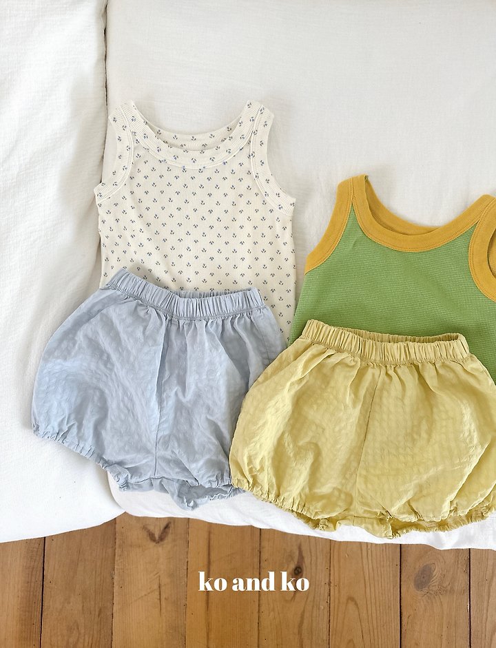 Ko And Ko - Korean Baby Fashion - #babyfever - Color Pop Sleeveless Top - 3