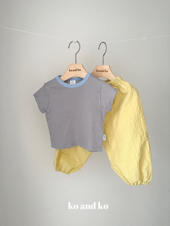 Ko And Ko - Korean Baby Fashion - #babygirlfashion - Muse Striped Tee - 5