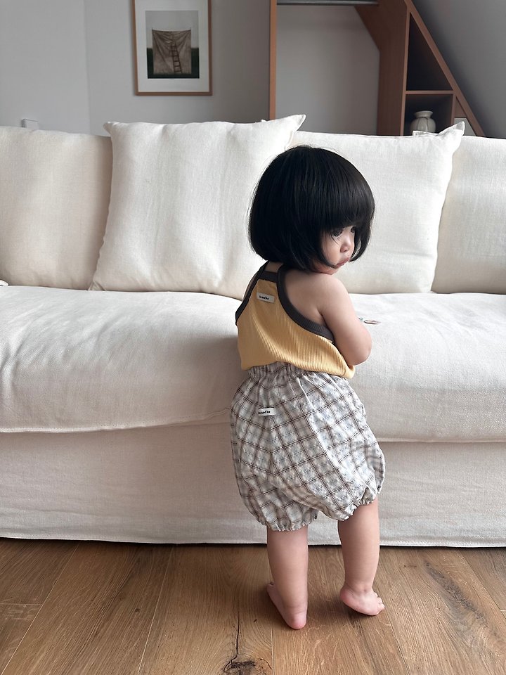 Ko And Ko - Korean Baby Fashion - #babylifestyle - Combo Strap Sleeveless Top - 3