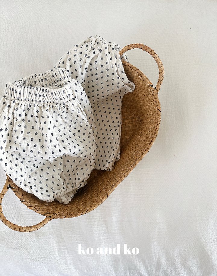 Ko And Ko - Korean Baby Fashion - #babylifestyle - Dot Short Bloomers - 2