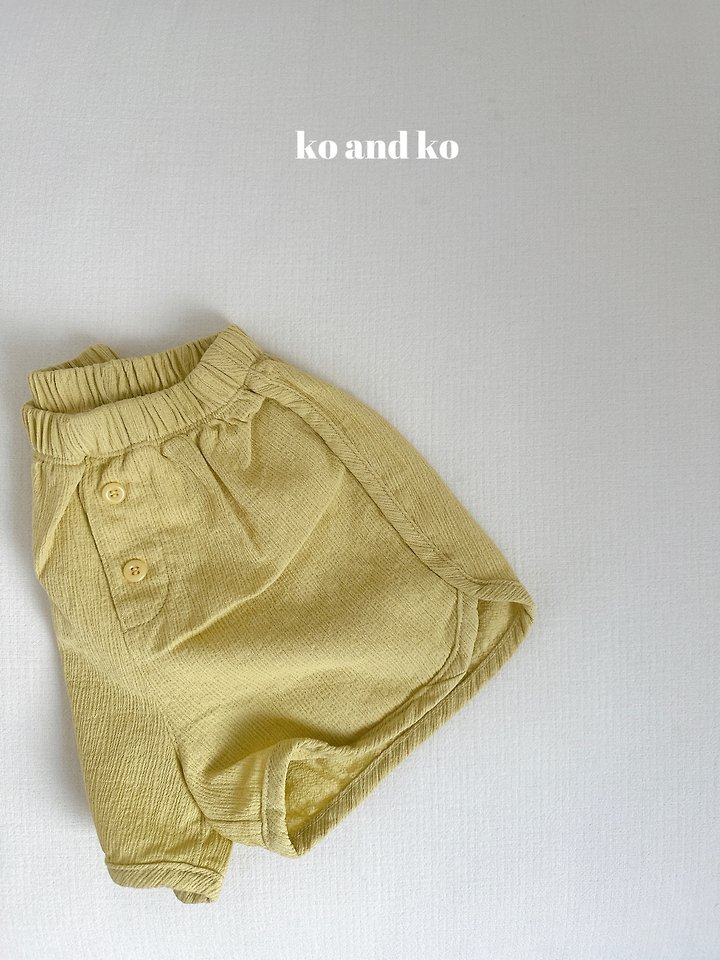 Ko And Ko - Korean Baby Fashion - #babylifestyle - Button Rappa Pants - 7