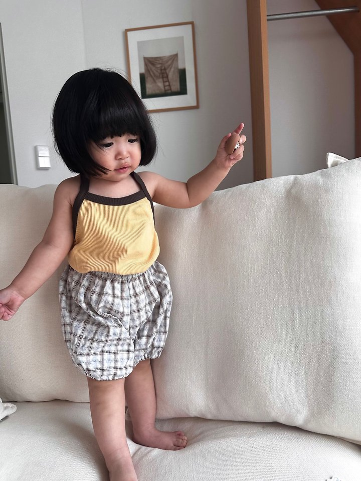 Ko And Ko - Korean Baby Fashion - #babylifestyle - Combo Strap Sleeveless Top - 4