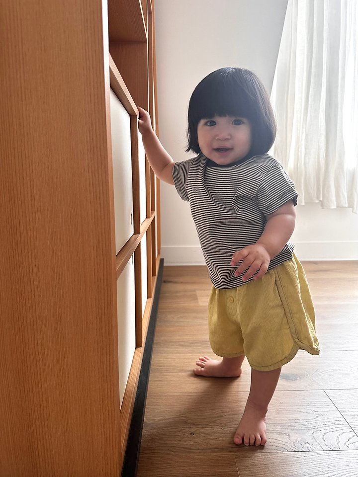 Ko And Ko - Korean Baby Fashion - #babyoninstagram - Button Rappa Pants - 8