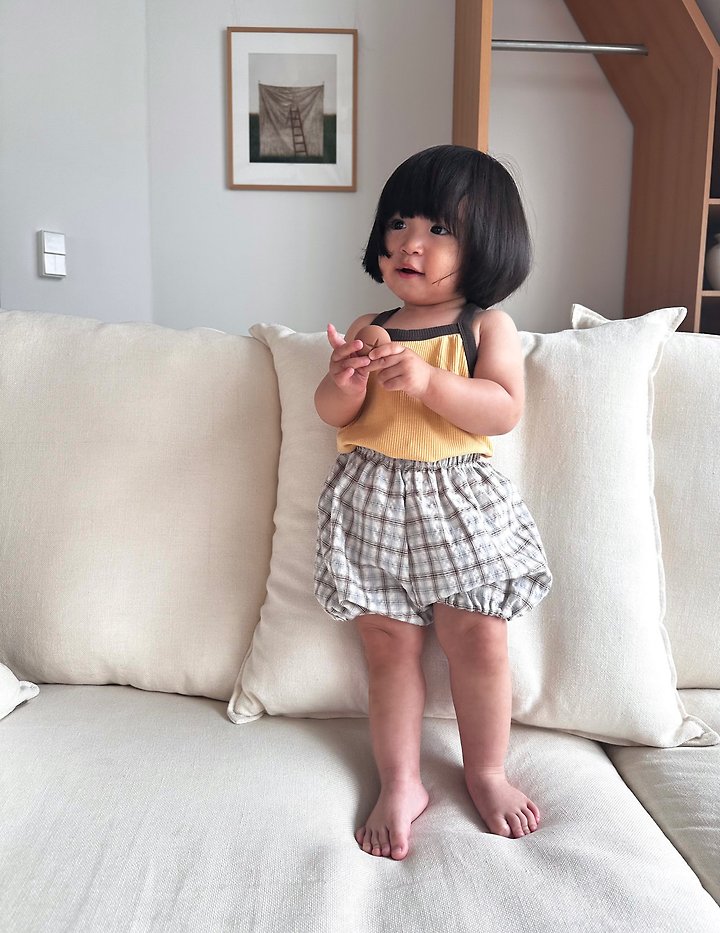 Ko And Ko - Korean Baby Fashion - #babyootd - Cocoa Short Bloomers - 7