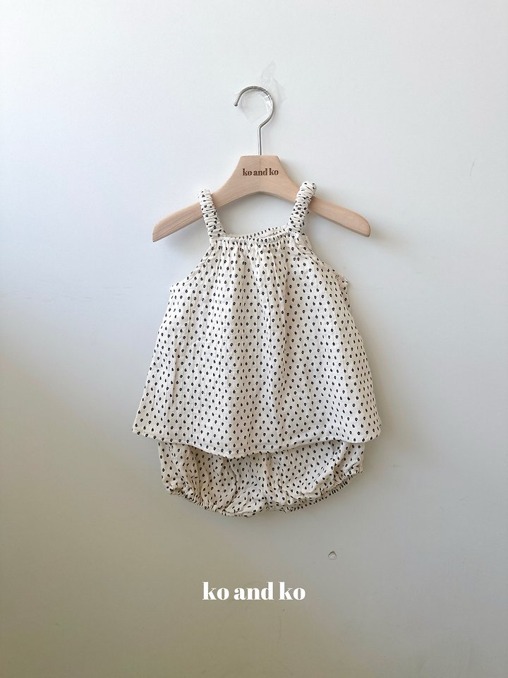 Ko And Ko - Korean Baby Fashion - #babyoninstagram - Dot Short Bloomers - 4