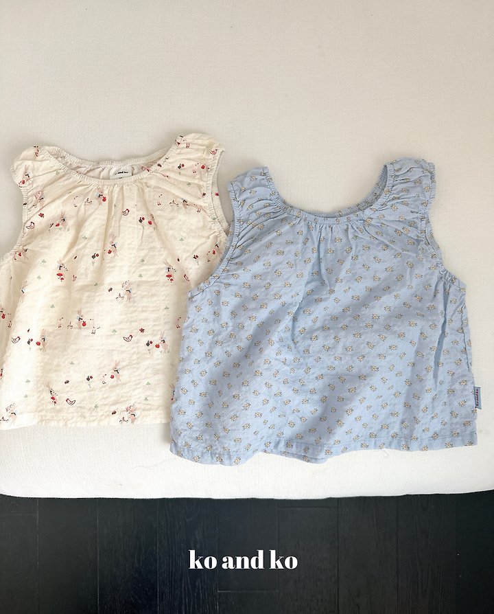 Ko And Ko - Korean Baby Fashion - #babyootd - Jenny Sleeveless Blouse - 3