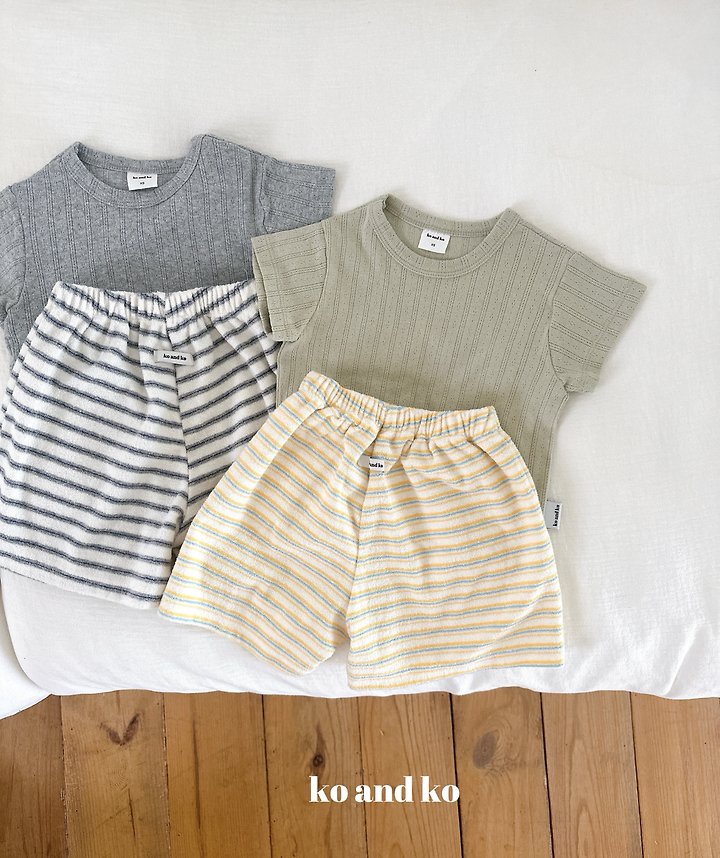 Ko And Ko - Korean Baby Fashion - #babyoutfit - Eyelet Tee
