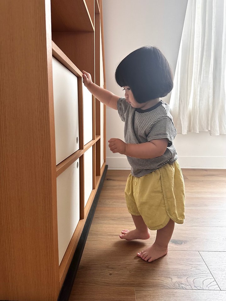 Ko And Ko - Korean Baby Fashion - #babyoutfit - Button Rappa Pants - 10