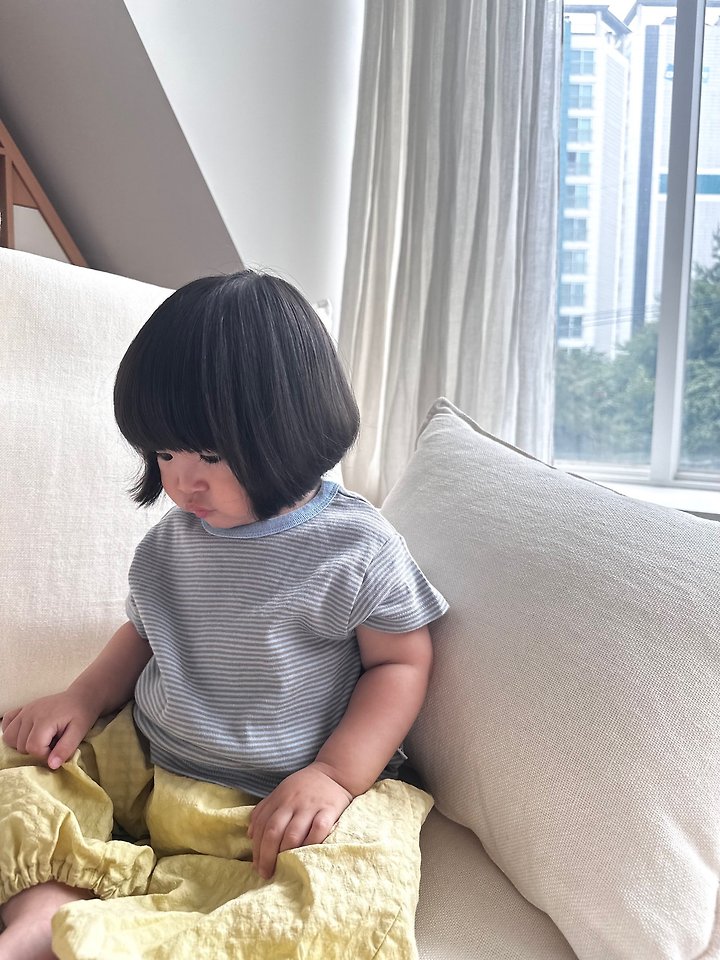 Ko And Ko - Korean Baby Fashion - #babyoutfit - Muse Striped Tee - 9