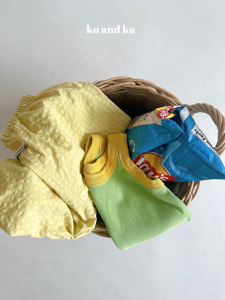 Ko And Ko - Korean Baby Fashion - #babyoutfit - Color Pop Sleeveless Top - 9