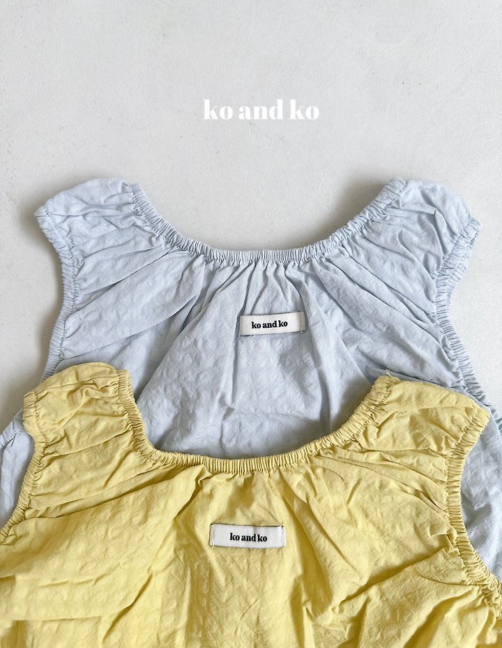 Ko And Ko - Korean Baby Fashion - #babyoutfit - Bubble Banding Top - 3