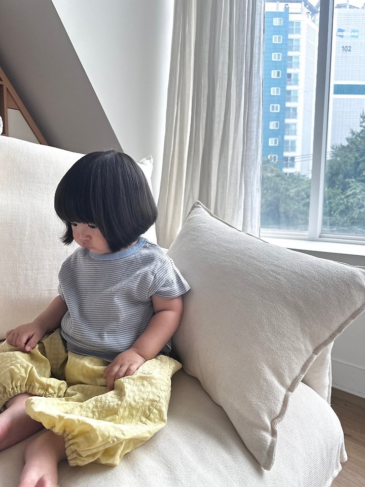 Ko And Ko - Korean Baby Fashion - #onlinebabyboutique - Muse Striped Tee - 12