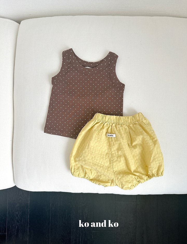 Ko And Ko - Korean Baby Fashion - #onlinebabyboutique - Bubble Short Bloomers - 7